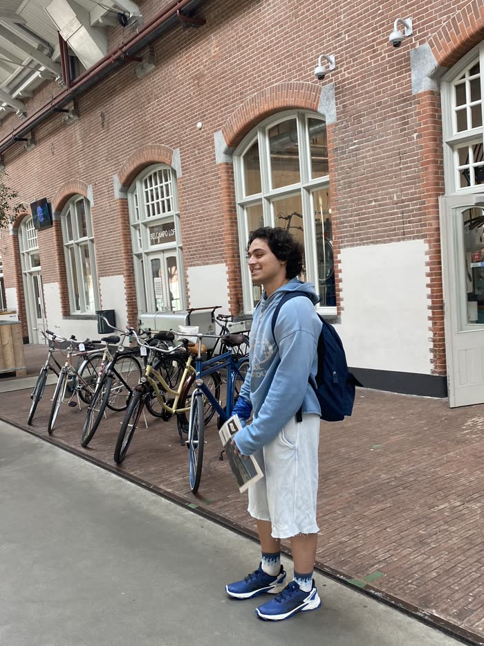 Eray Balat — on location, Amsterdam