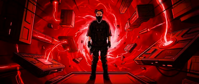 Era II — a frame from the AI anime music video