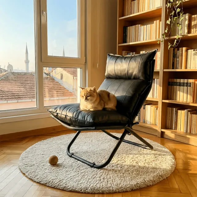Recliner armchair — AI product visualization