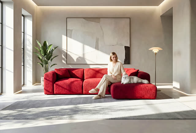 Studio Atelia modular sofa visualization