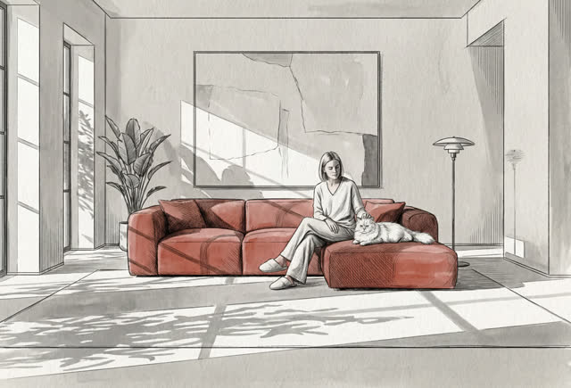 Studio Atelia modular sofa visualization