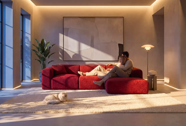Studio Atelia modular sofa visualization