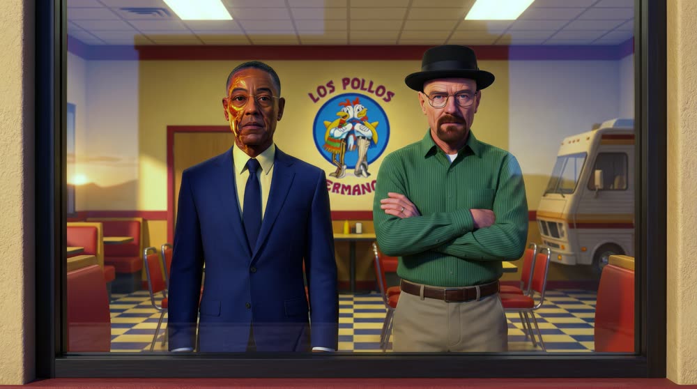 Breaking Bad Pixar style — frame 3