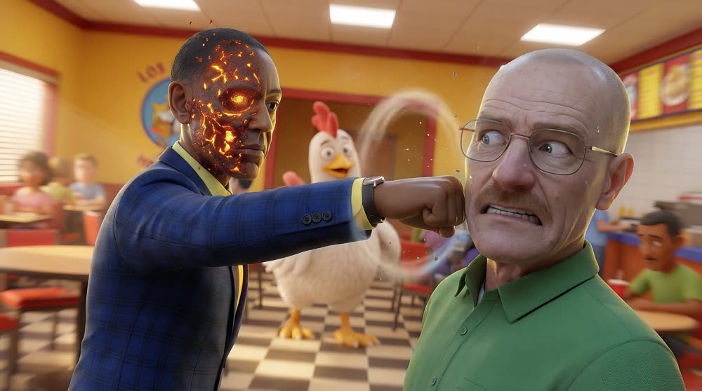 Breaking Bad Pixar style — frame 4