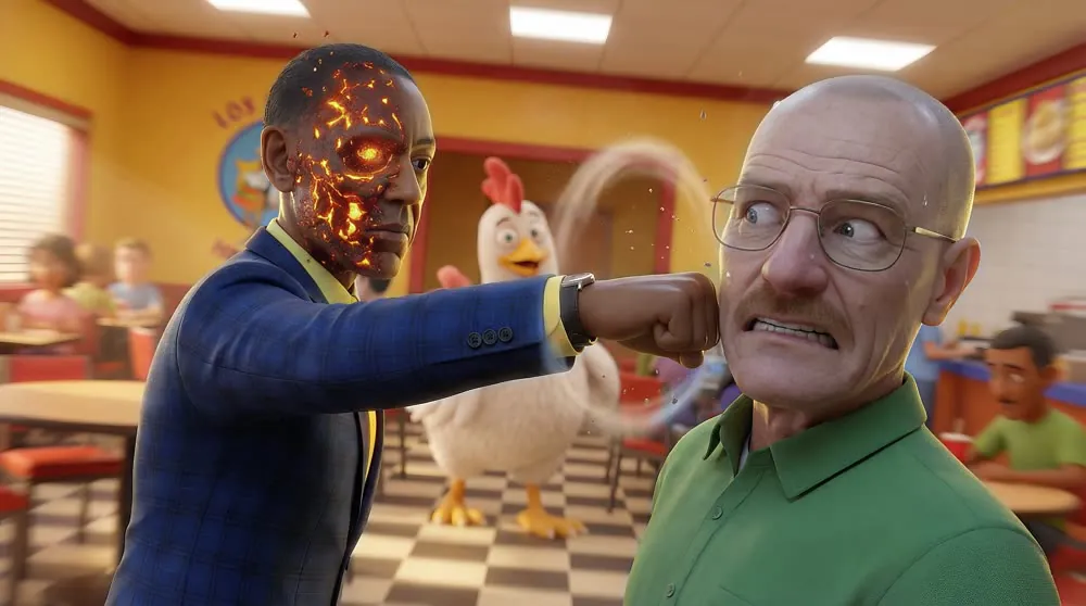 Breaking Bad Pixar style — frame 4