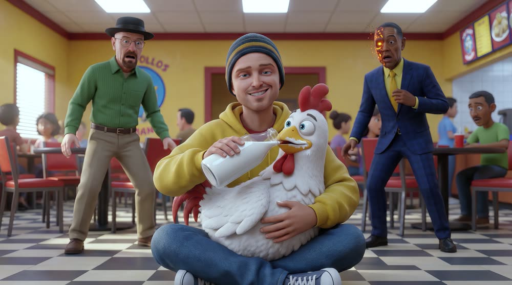 Breaking Bad Pixar style — frame 8