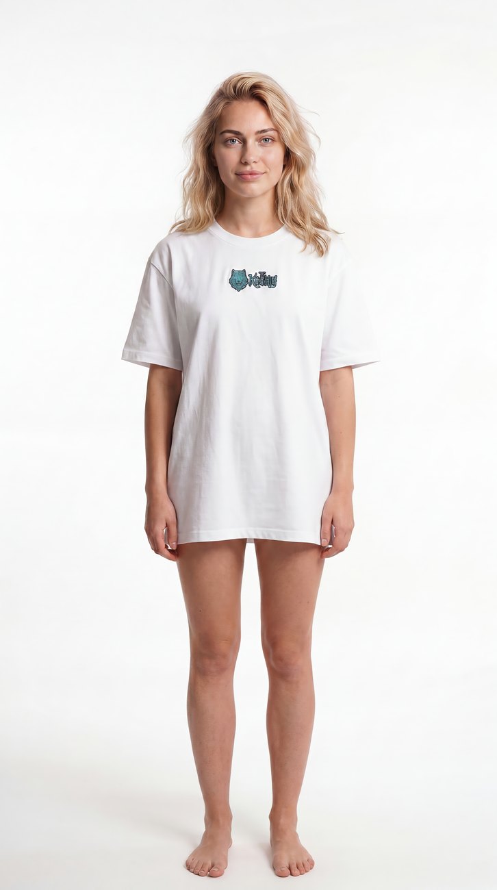 Ayla in the Kheshig tee