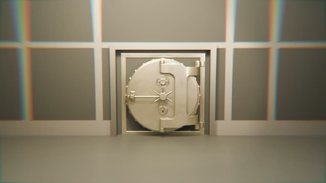 Still — the vault door