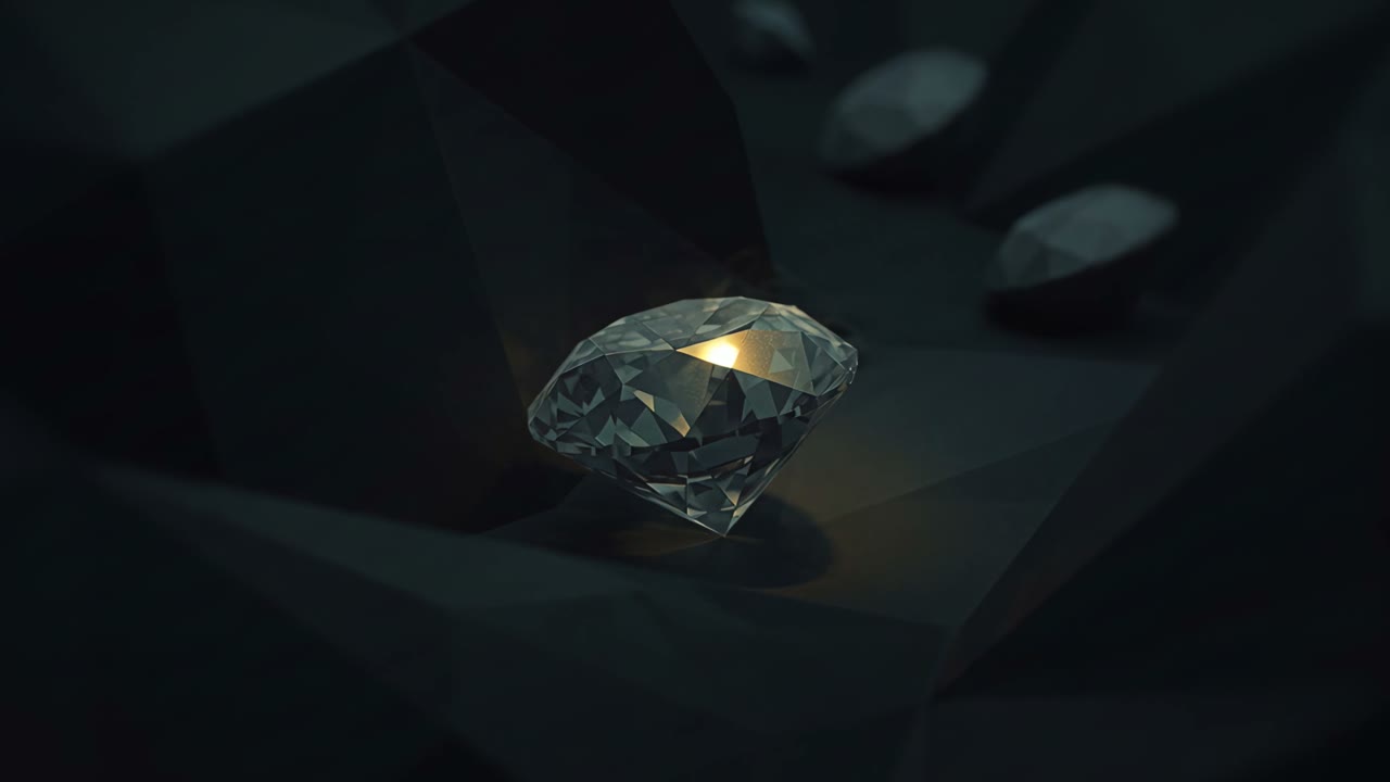 A diamond in the dark — frame from the FLAWLESS cold open