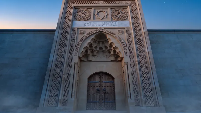 The gate — Before
