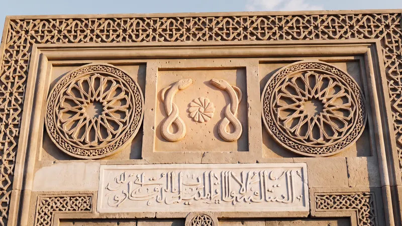 The serpent panel — Before