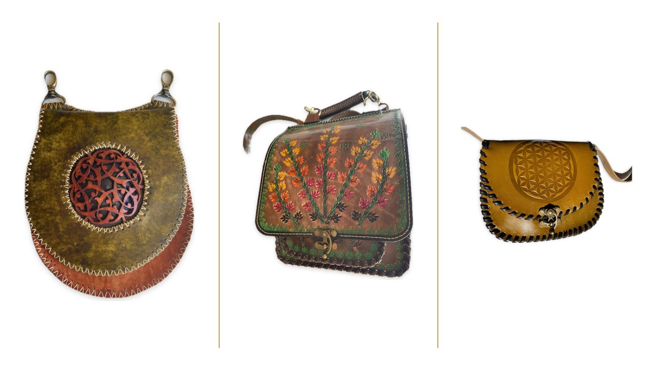 ÆRAY Atelier — handcrafted Seljuk leather: saddle bag, messenger and crossbody